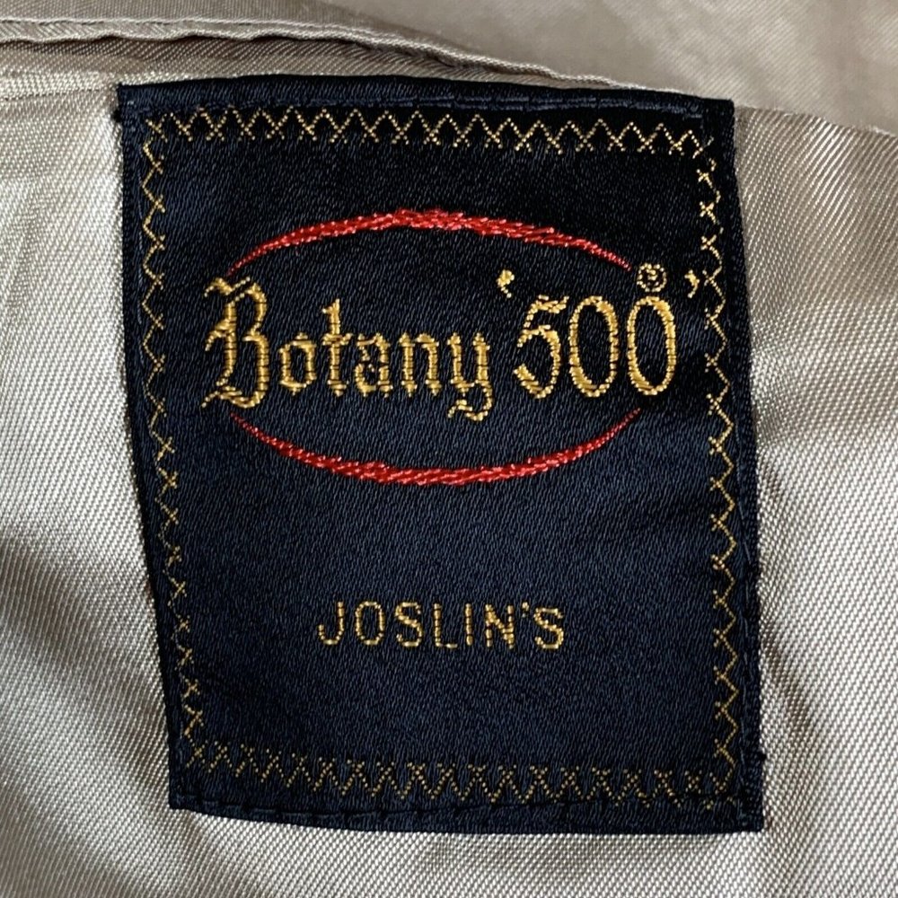 Botany 500 Joslins Mens 2 piece Suit Rose Grey w/Pinstripes See Desc for Measure - Picture 10 of 16
